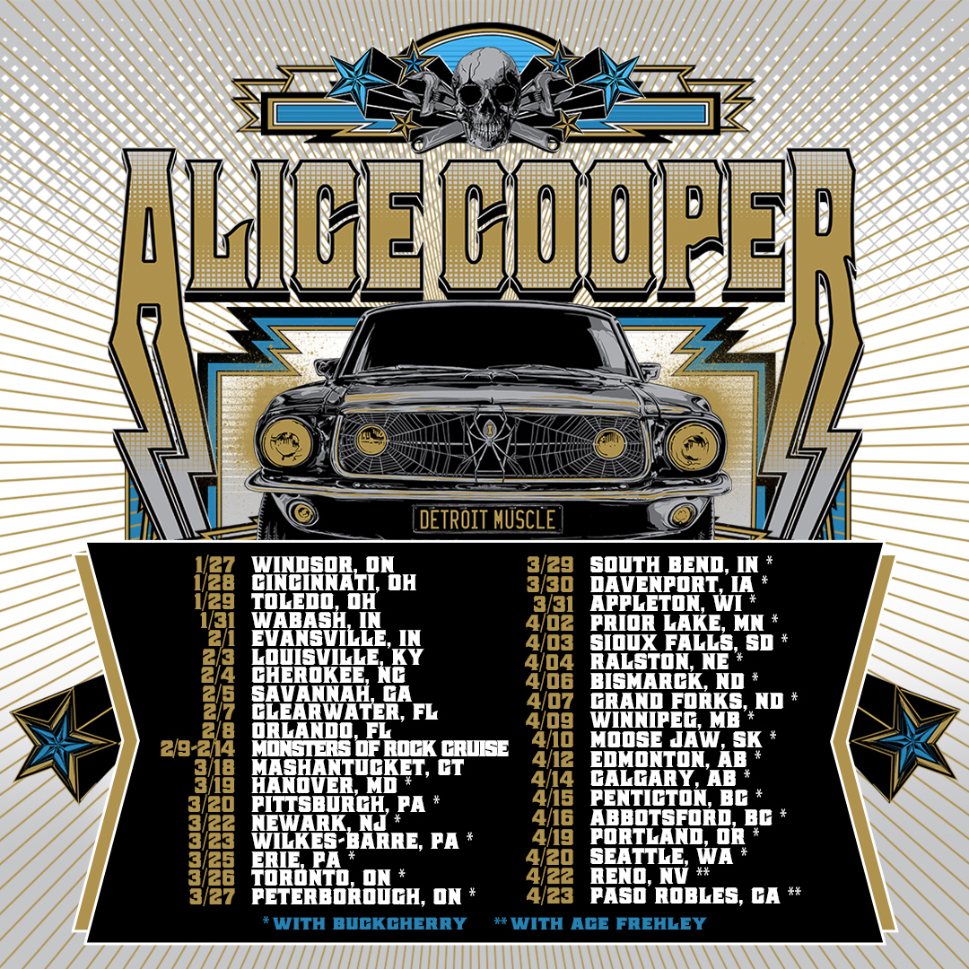 Alice Cooper Spring 2022 Tour