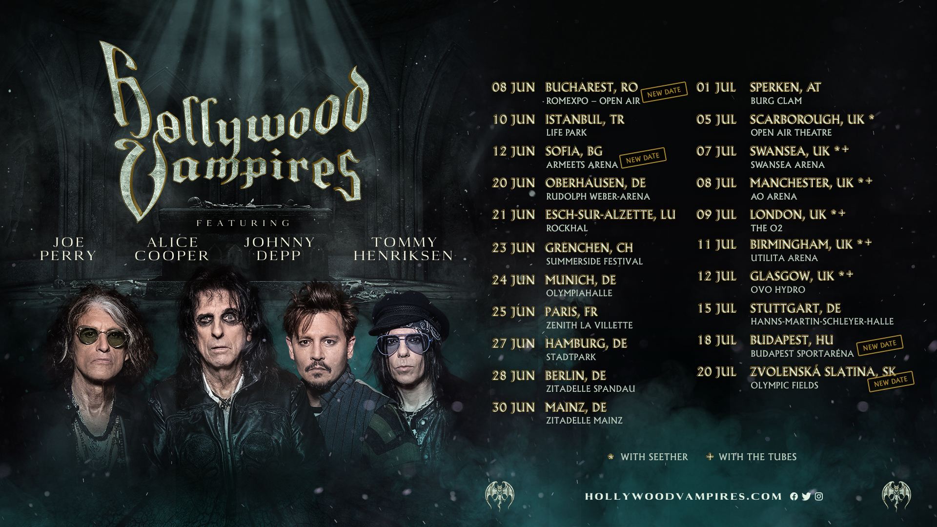 the hollywood vampires tour dates